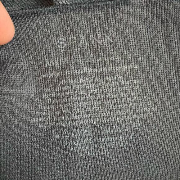 Spanx Leggings Womens Medium Look At Me Now Seamless Black Camo - Picture 4 of 8